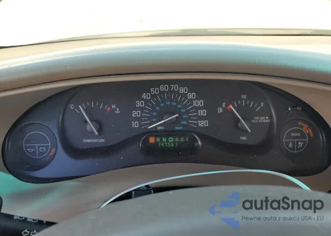 2003 Buick Century Custom z USA, uszkodzony, nr VIN 2G4WS52J731155480